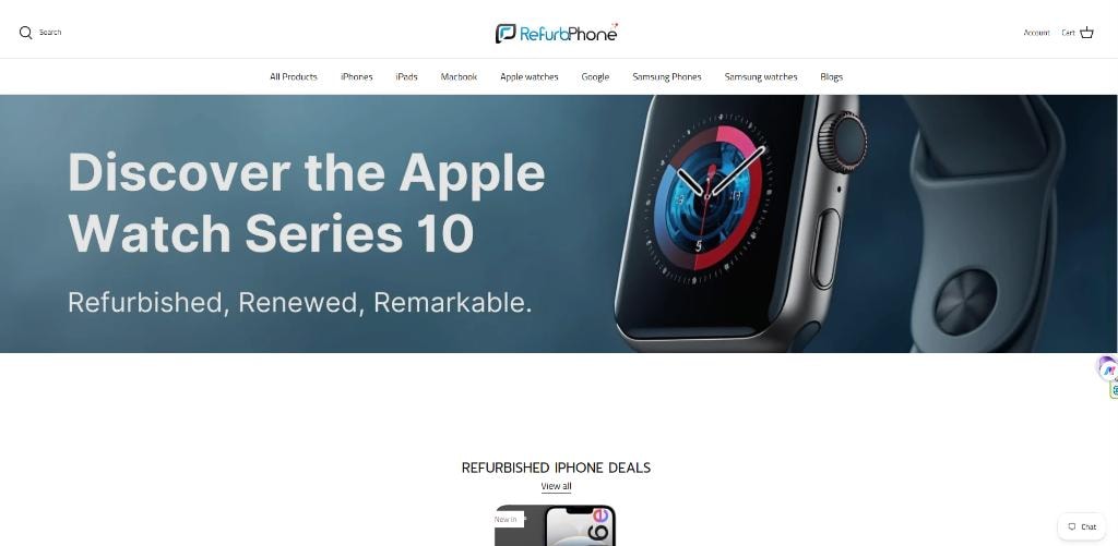 RefurbPhone website